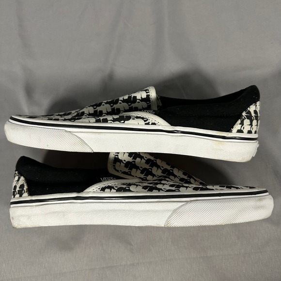 Karl Lagerfeld Vans Slip On Sample Shoes Mens Size 7 2017 Black White K-Pattern main image 14